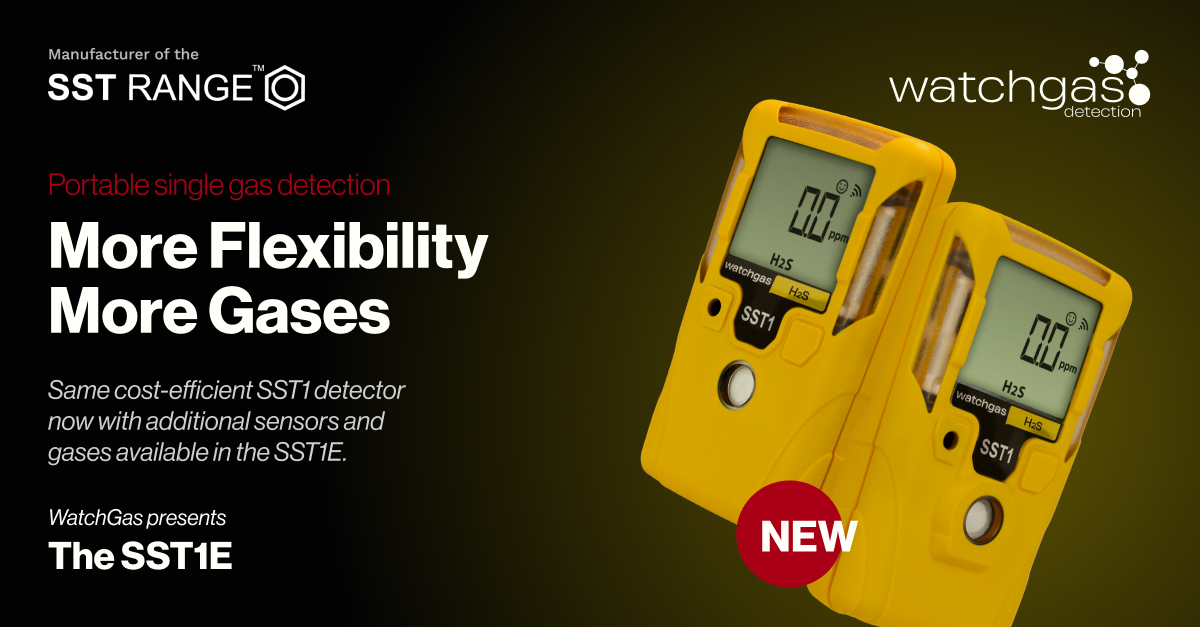 Introducing SST1E single gas detectors: More gases. More flexibility. Same trusted foundation.